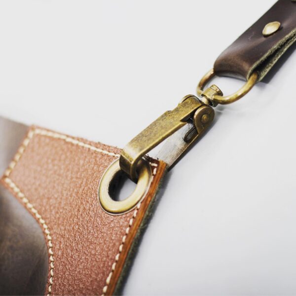 Delantal de cuero Luxury clásicos - Imagen 5